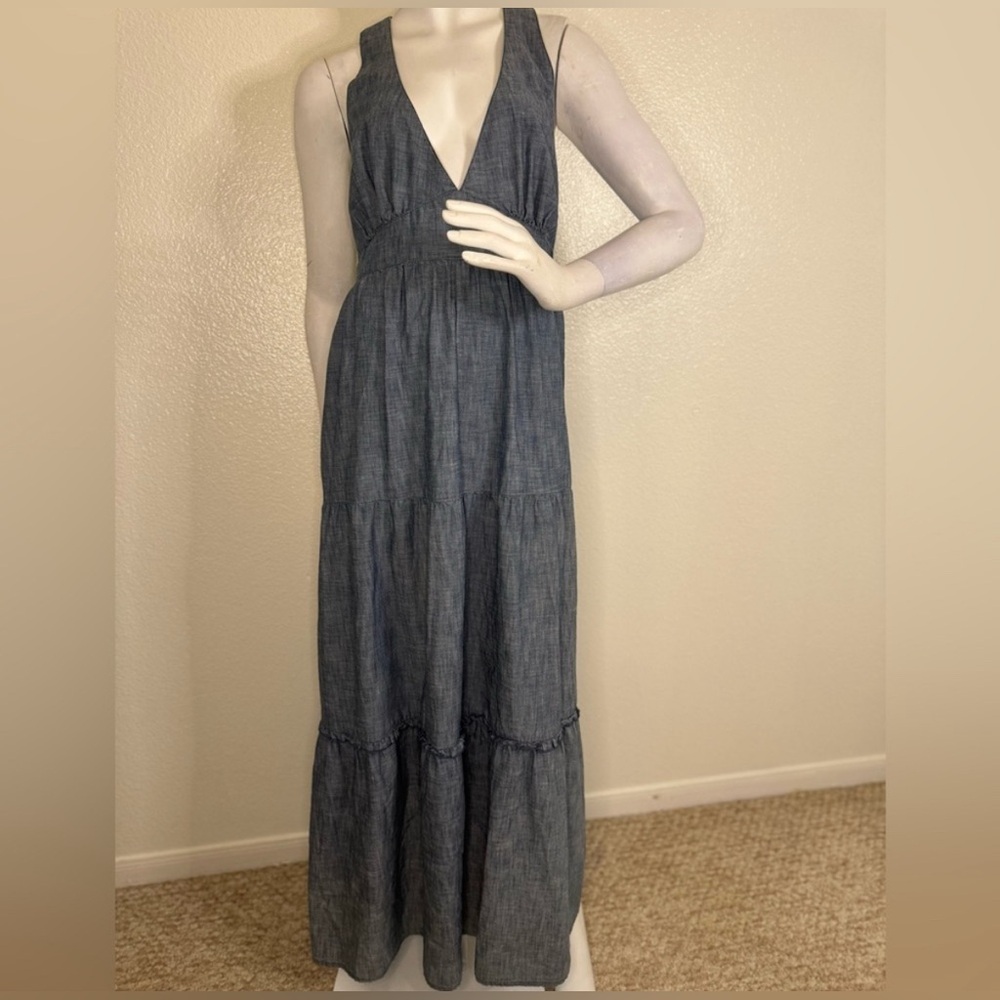 GAP women’s MAXI BLUE DRESS SIZE XL
